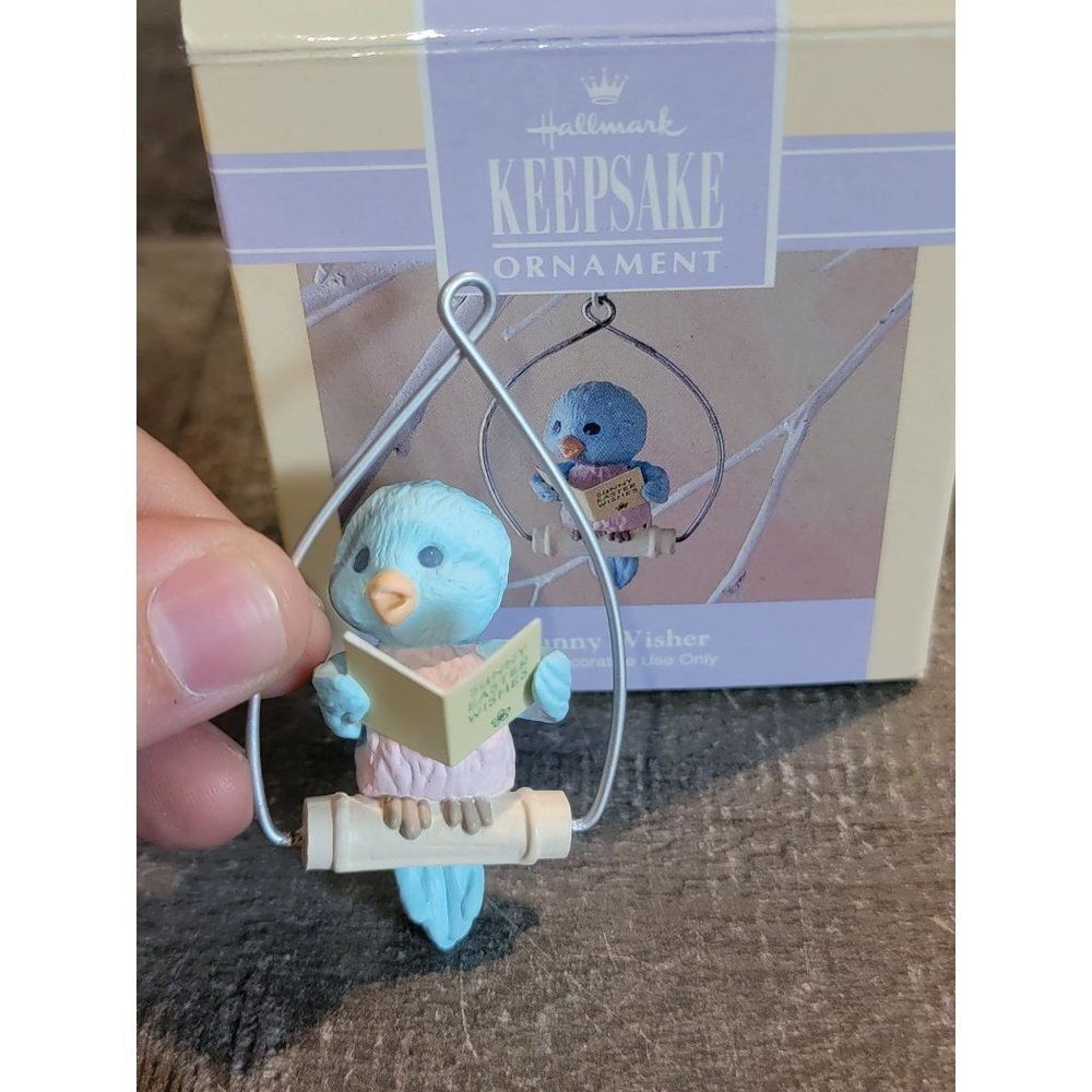 Hallmark 1992 Sunny Wisher ornament Xmas Decor‎ bird